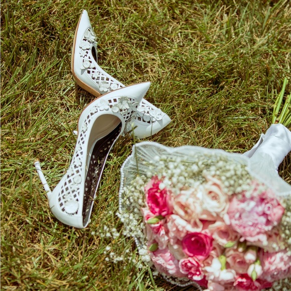 Christian Dior Flore Laser Cut Pumps ✨🤍 - Picture 1 of 13